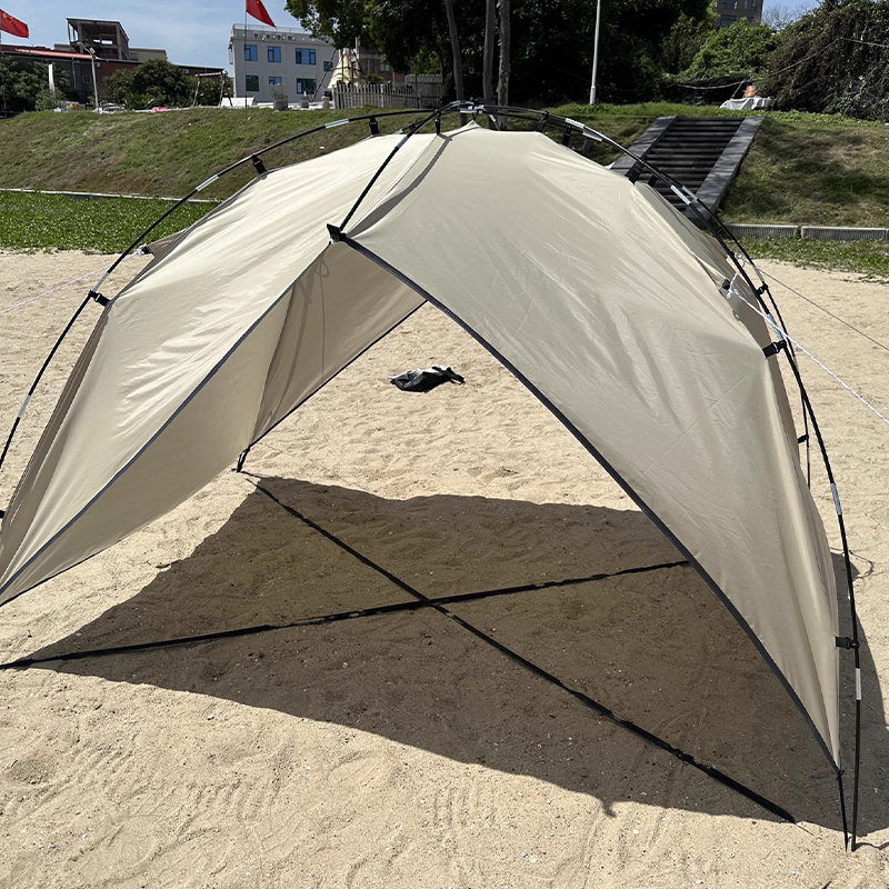 MSBT121 Beige Sunscreen Single-Layer Beach Tent