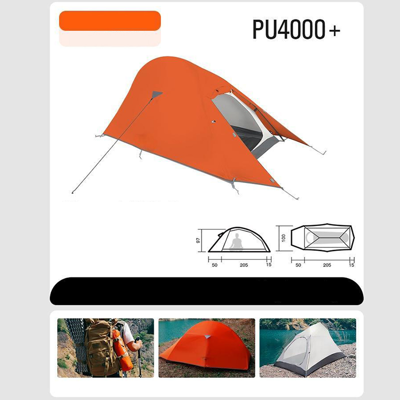 Multicolor Double Layer Hiking Tent