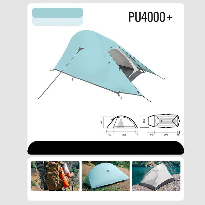 Multicolor Double Layer Hiking Tent