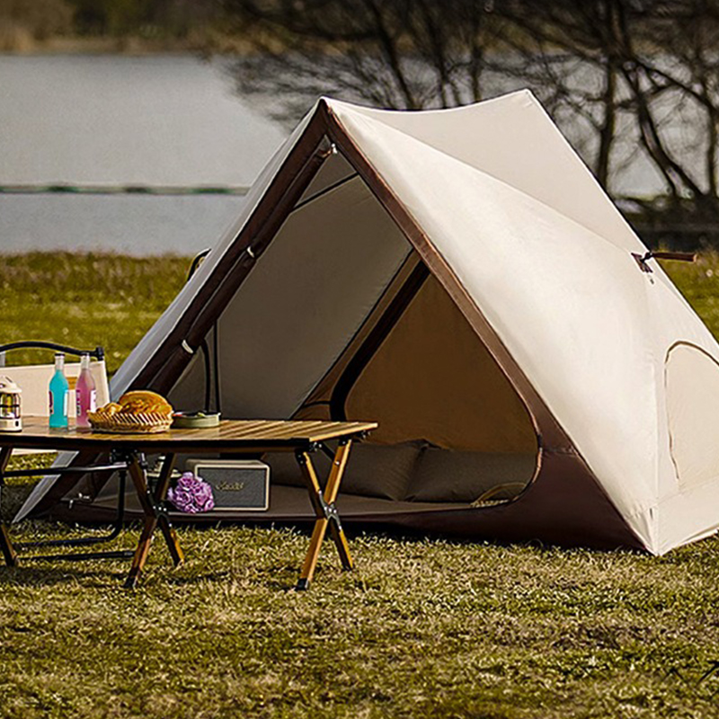 Off White Single Layer Automatic Tent