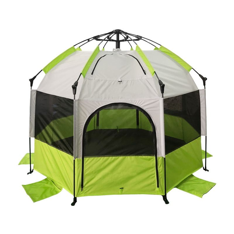Turquoise Automatic Beach Tent