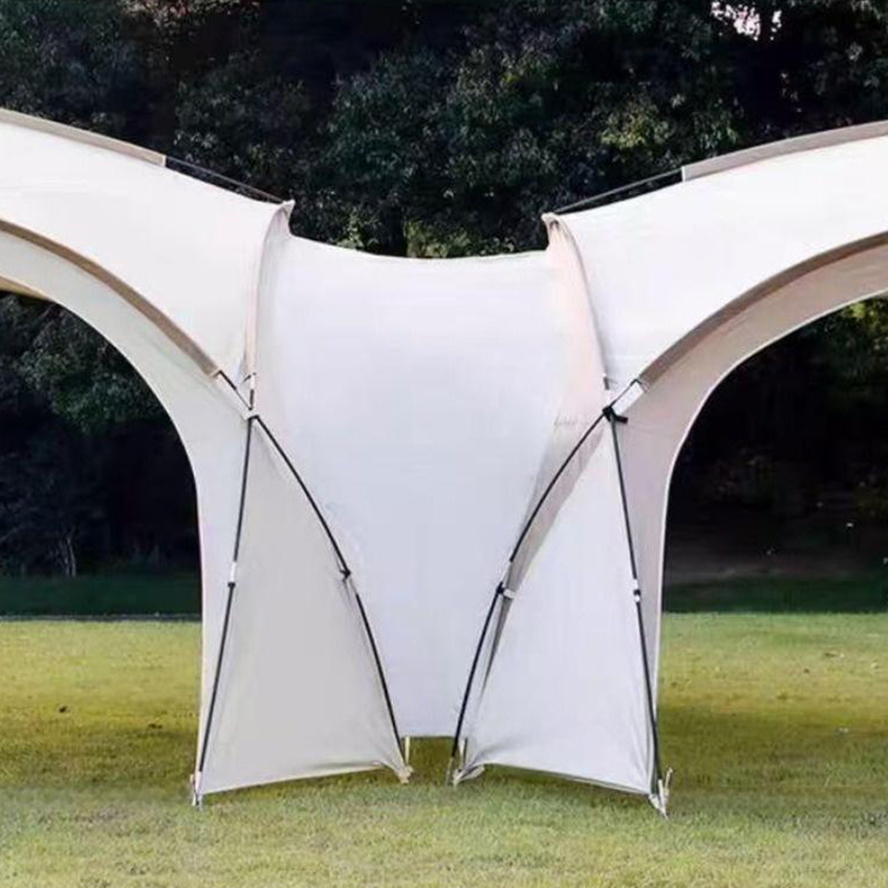 Golden Round Dome Awning