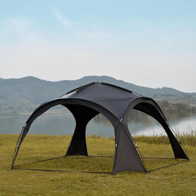 Button-Style Dome Awning