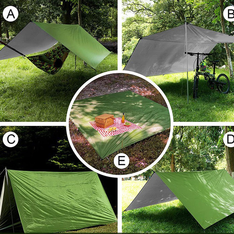 Silver-Green Waterproof Awning