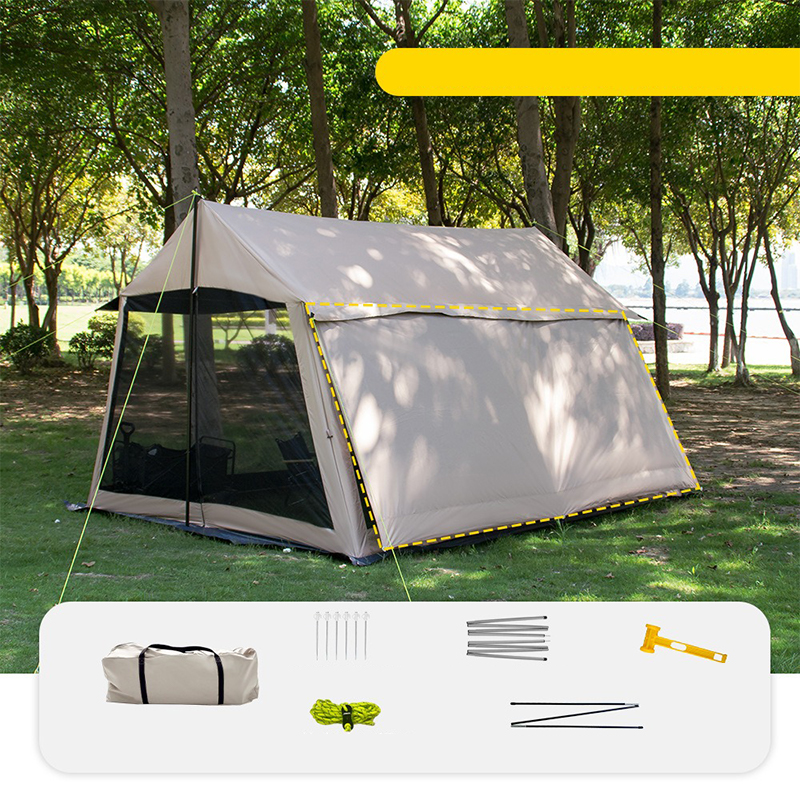 Khaki Square Awning