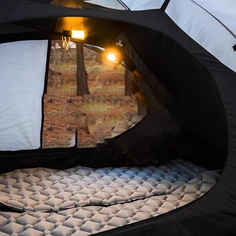 Double-Layer Aluminum Pole Camping Tent