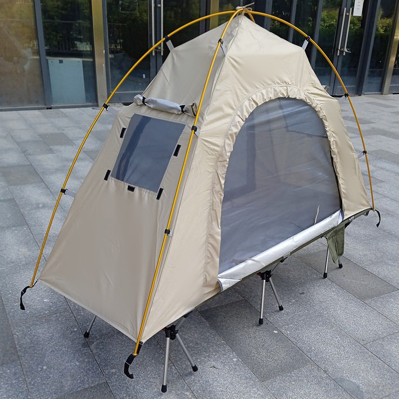 Outdoor Single-Person Off-The-Ground Camping Tent