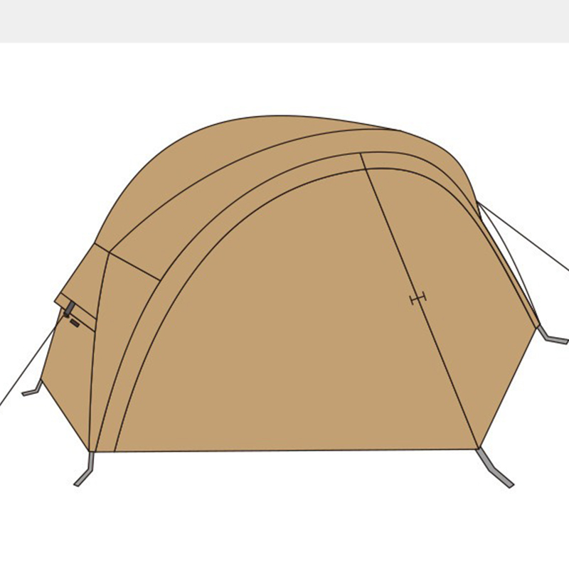 Single-Layer Camping Yurt Tent