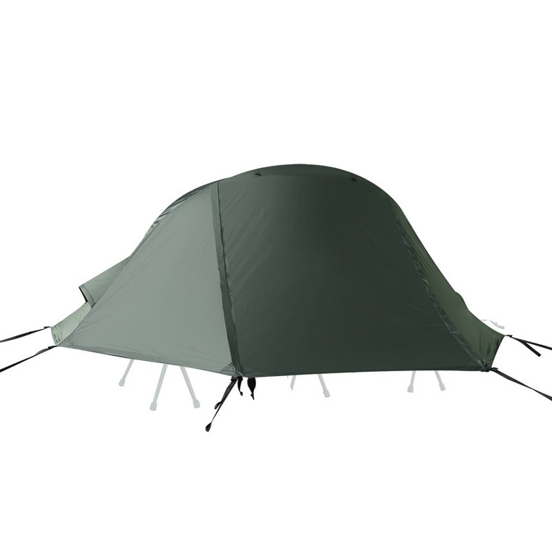 Green Double-Layer Hiking Tent