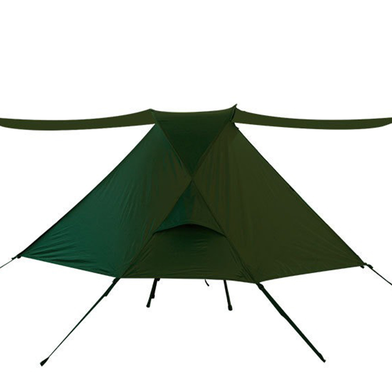 Green Double-Layer Hiking Tent