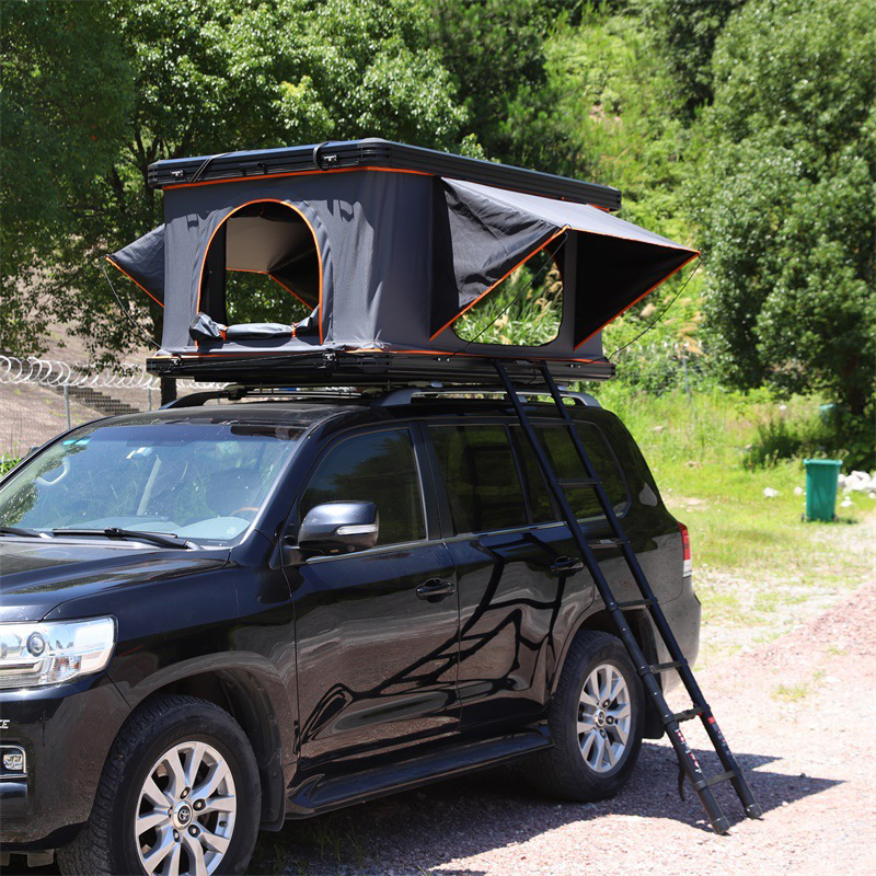 Double-Layer Gray Rooftop Tent