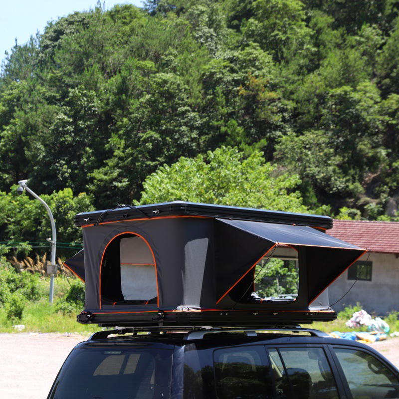 Double-Layer Gray Rooftop Tent