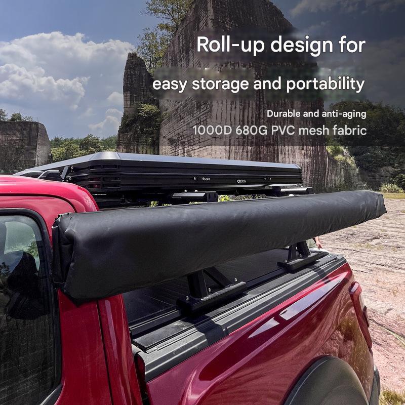 Single-Layer Black Quick-Dump Tent