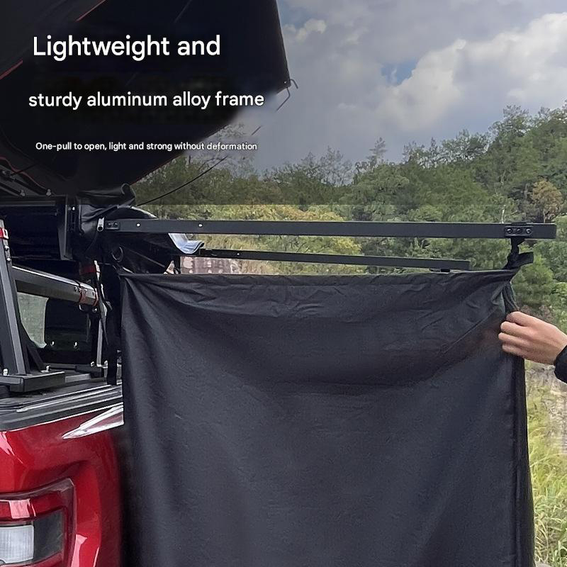 Single-Layer Black Quick-Dump Tent