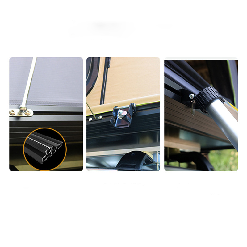 All-Season Black Automatic Double-Layer Tent