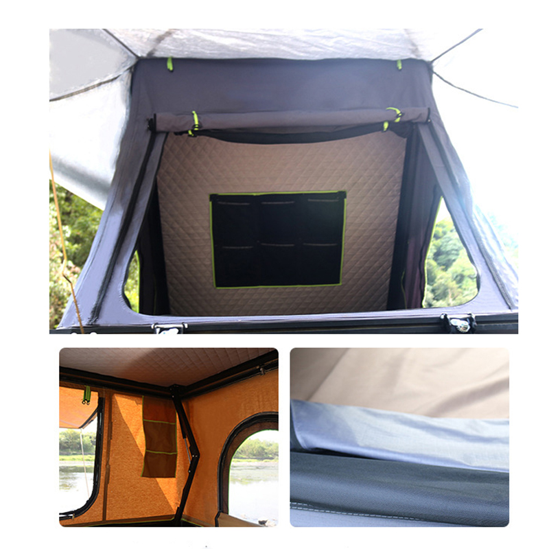 All-Season Black Automatic Double-Layer Tent