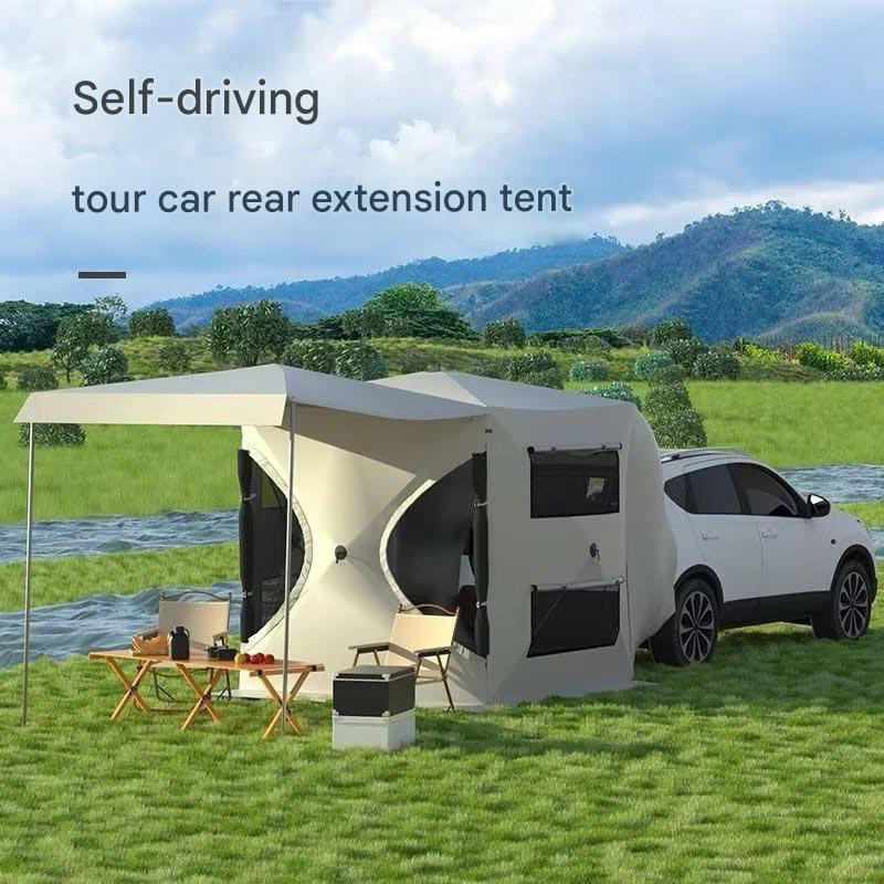Green Rear Tunnel Tent