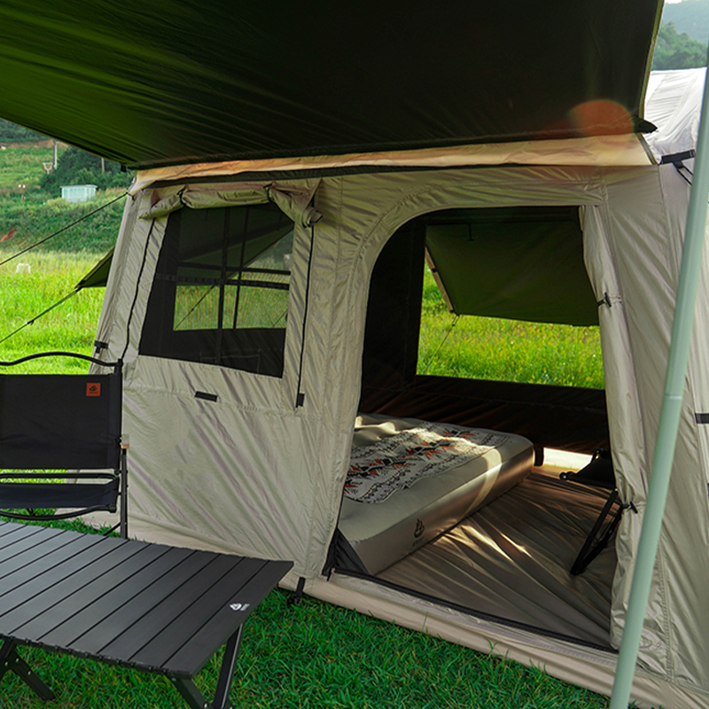 Khaki Waterproof Inflatable Tent