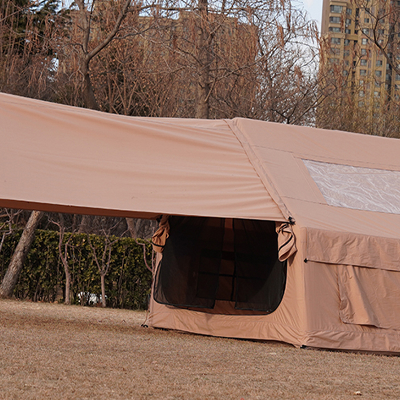 Polyester-Cotton Inflatable Tent With Canopy