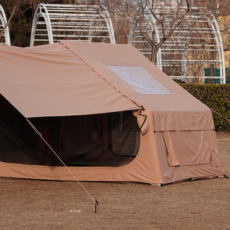 Polyester-Cotton Inflatable Tent With Canopy