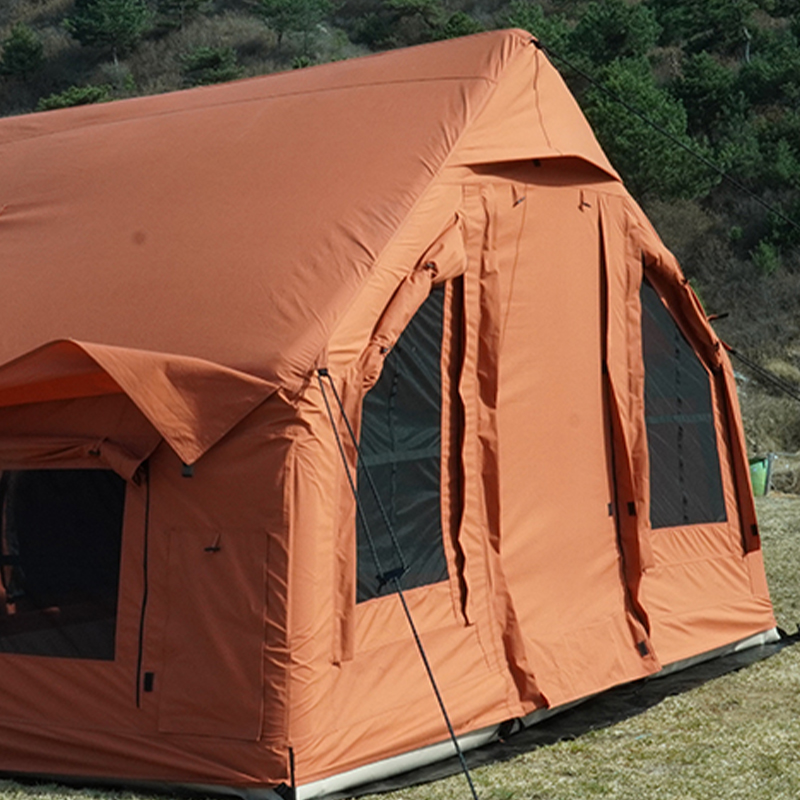 Polyester-Cotton Inflatable Tent With Canopy