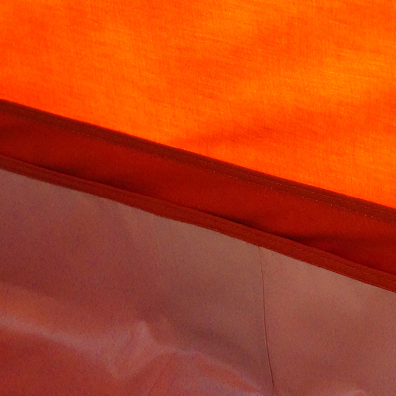 Orange Polyester-Cotton Inflatable Tent
