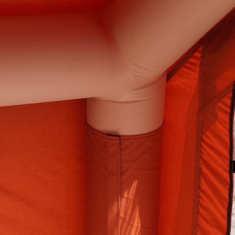 Orange Polyester-Cotton Inflatable Tent