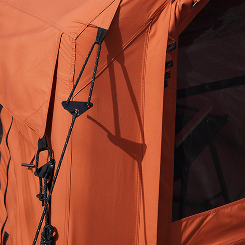 Orange Polyester-Cotton Inflatable Tent