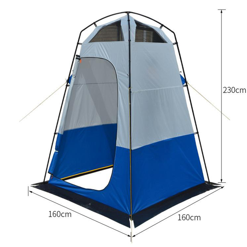 Three-Season Blue And White Beach Tent