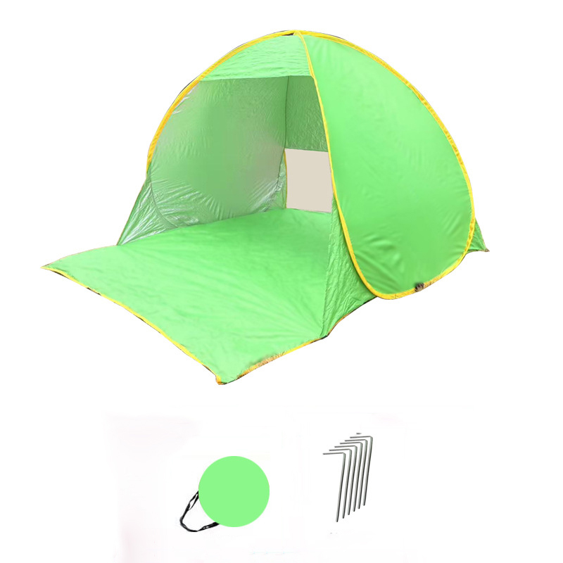 Eight-Character Quick-Throw Beach Tent