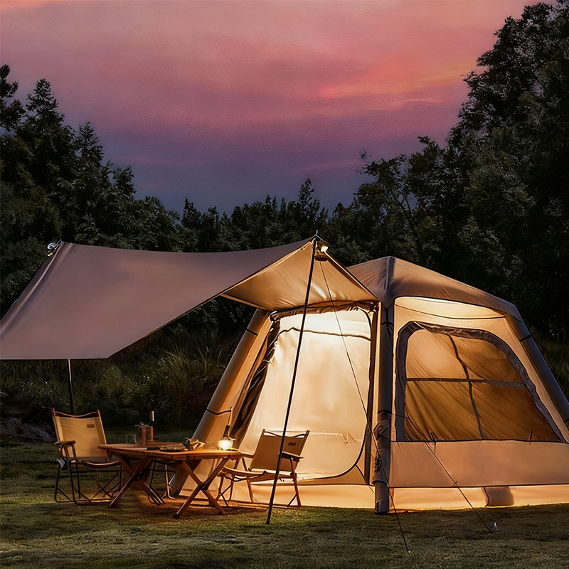 Flame-Retardant Single-Layer Ridge Tent