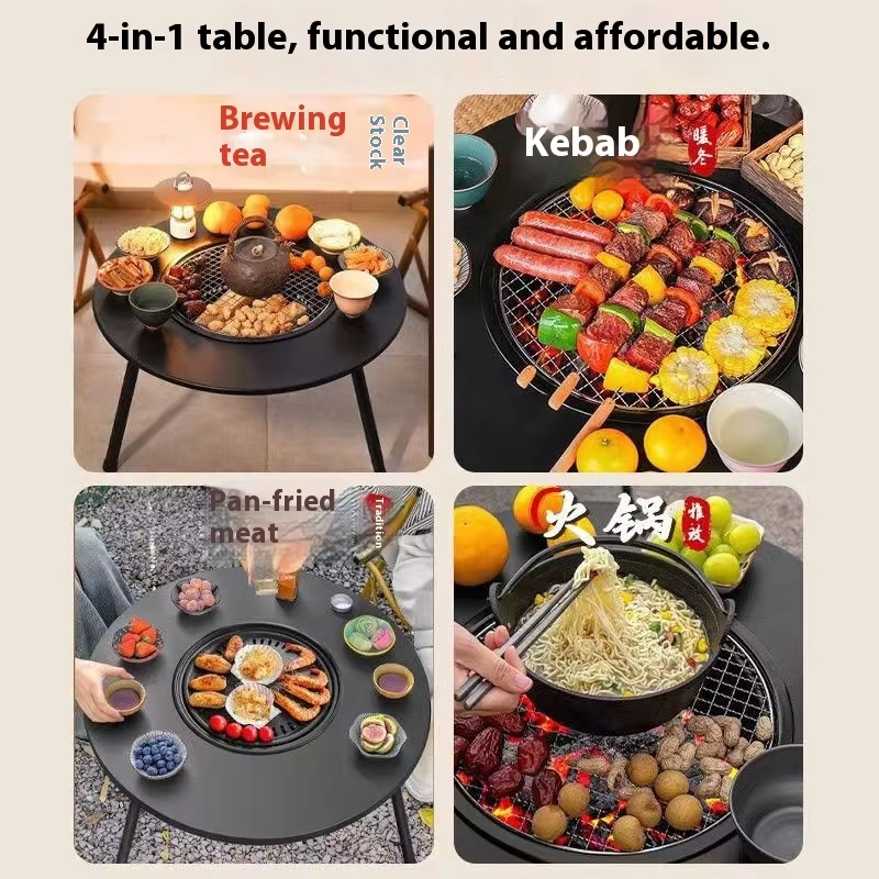 Multi-Function Folding Grill
