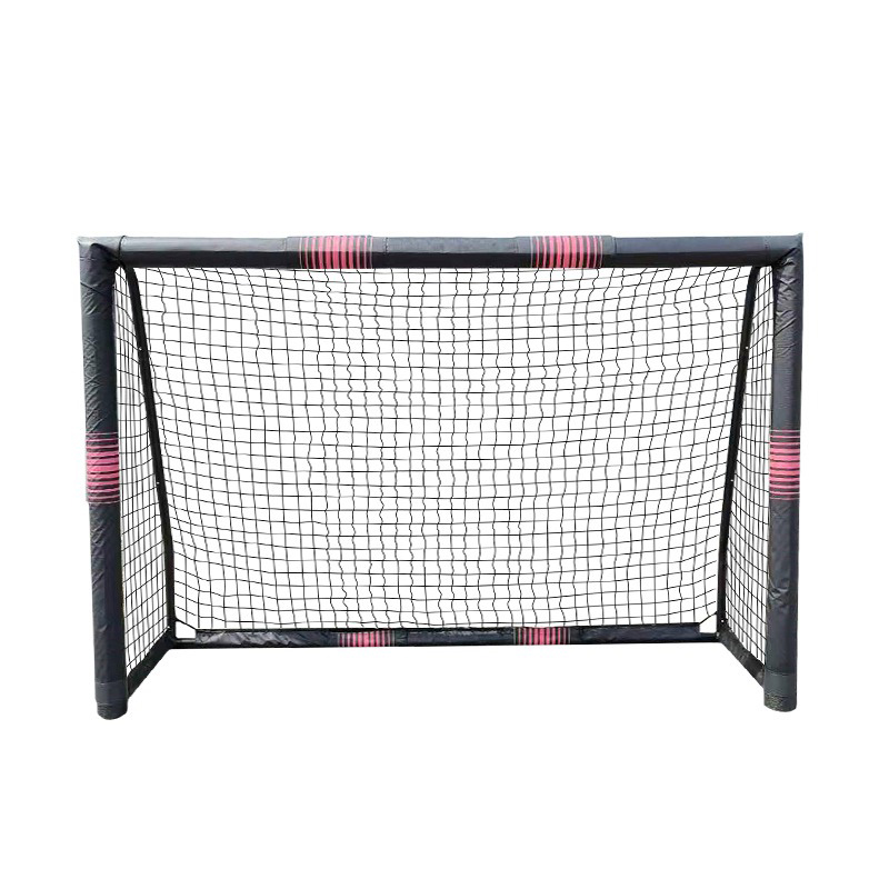Black Nylon Steel Soccer Net